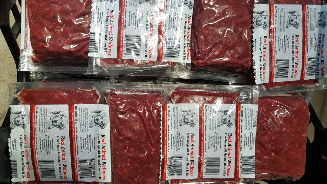 Free Range Elk and Venison Complete Ground Dog Food